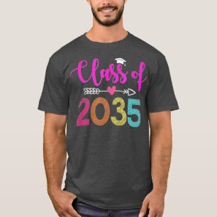 Class of 2035 Grow With Me Graduation T-Shirt