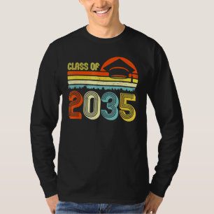 Class Of 2035 Grow With Me Pre K Graduate Vintage T-Shirt