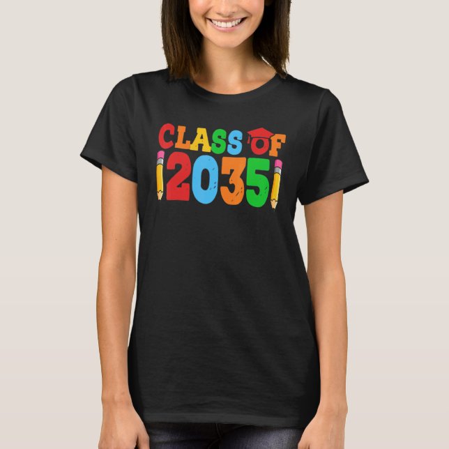 class of 2035 grow with me T-Shirt (Front)