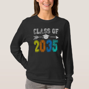 Class Of 2035 Kindergarten Graduate Grow With Me G T-Shirt