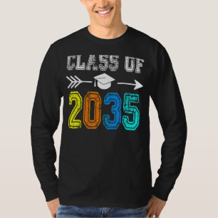 Class Of 2035 Kindergarten Graduate Grow With Me G T-Shirt