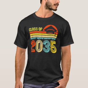 Class Of 2035 Kindergarten Graduate Grow With Me G T-Shirt