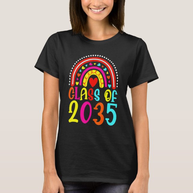 Class Of 2035  Kindergarten Graduate Kinder Gradua T-Shirt (Front)