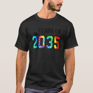 Class Of 2035 Kindergarten Grow With Me Graduation T-Shirt