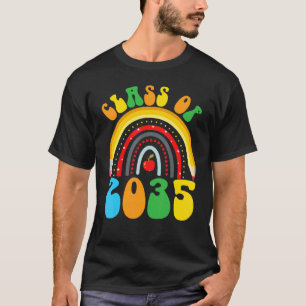 CLASS OF 2035 Kindergarten Grow With Me Student Sc T-Shirt