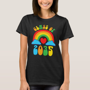 CLASS OF 2035 Kindergarten Grow With Me Student Sc T-Shirt