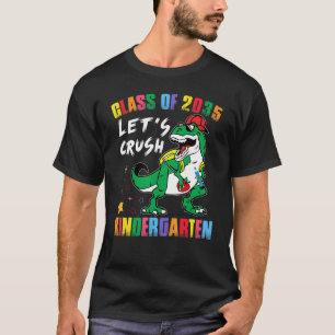 CLASS OF 2035 Kindergarten Grow With Me Student Sc T-Shirt