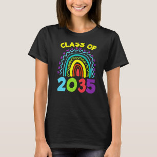CLASS OF 2035 Kindergarten Grow With Me Student Sc T-Shirt