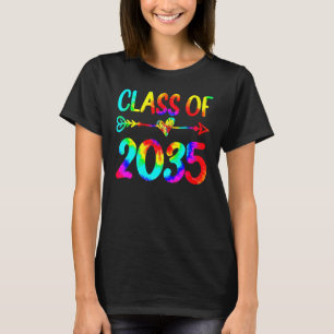 Class Of 2035 Kindergarten Pre K Grow With Me Grad T-Shirt