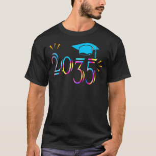 Class Of 2035 Kindergarten Tie Dye First Day of Sc T-Shirt