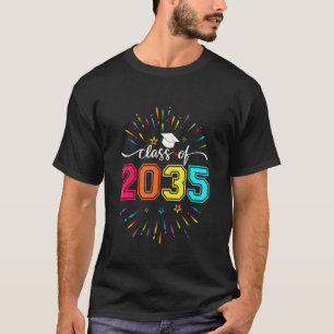 Class Of 2035 Pre K Graduate Kindergarten Graduati T-Shirt