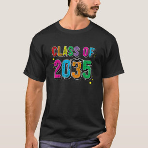 Class Of 2035 Pre K Graduate Kindergarten Graduati T-Shirt