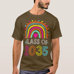 Class Of 2035 Pre K Graduate Preschool Graduation T-Shirt
