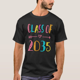 Class Of 2035 Pre K Graduate Preschool Graduation T-Shirt