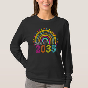 Class Of 2035 Rainbow Grow With Me First Day Of Sc T-Shirt