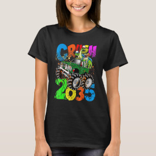 Class Of 2035 Rex Dinosaur Monster Truck Pre K Boy T-Shirt