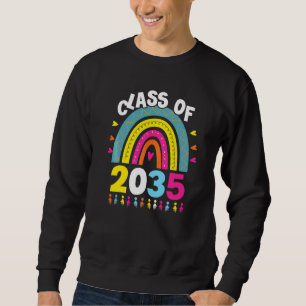 Class Of 2035 Senior 2035 Grow With Me Graduation Sweatshirt
