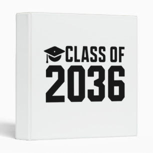 Class Of 2036 Grow With Me Back to School Binder