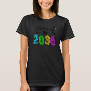 Class Of 2036 Grow With Me First Day Of Preschool  T-Shirt