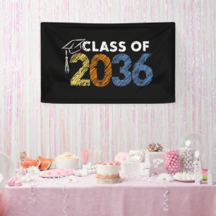 Class of 2036 Grow With Me First Day of School  Banner