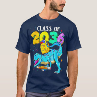 Class of 2036 Grow With Me T Rex Dinosaur T-Shirt