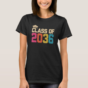 Class Of 2036 Kindergarten Graduate Kinder Graduat T-Shirt