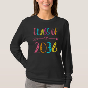Class Of 2036 Pre K Graduate Preschool Graduation T-Shirt