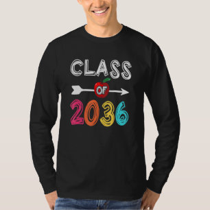 Class Of 2036 Pre-K Graduate Preschool Graduation T-Shirt
