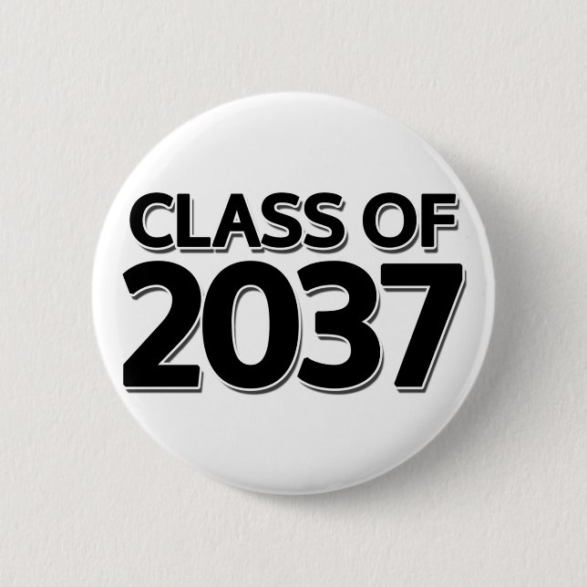 Class of 2037 2 inch round button (Front)