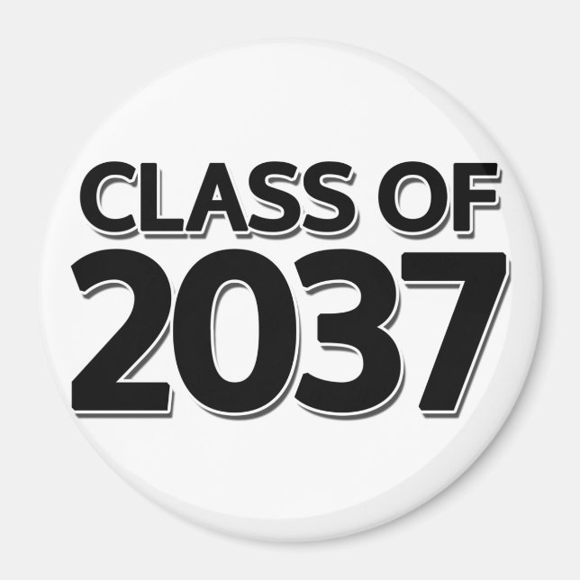 Class of 2037 magnet (Front)