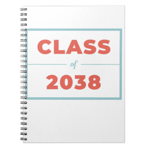 Class of 2038 notebook