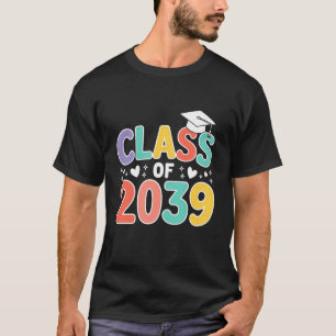 Class of 2039 First Day of School Grow with Me Fut T-Shirt