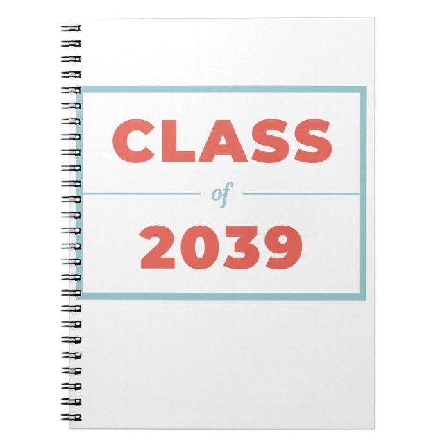 Class of 2039 notebook (Front)