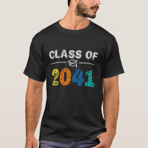 Class of 2041 Grow with Me First Day of School Gra T-Shirt