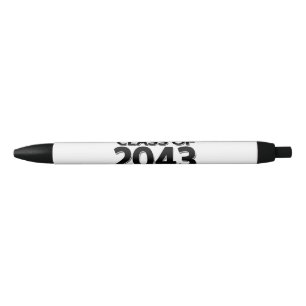 Class of 2043 black ink pen