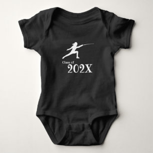 Class Of 20?? Girl Fencing Team Baby Bodysuit