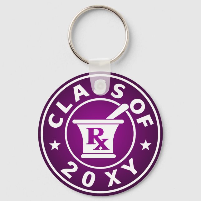 Class of 20?? Pharmacy Keychain (Front)
