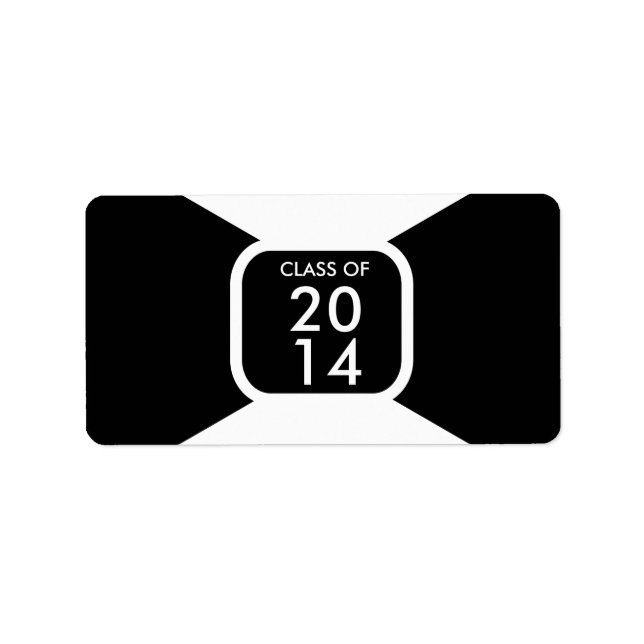 Class of 20** year template label (Front)