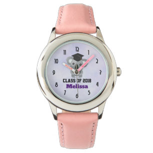 Class of 20xx Cute Koala Bear in Graduation Cap Watch