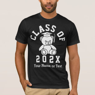Class Of 20XX Graduating Bear T-Shirt