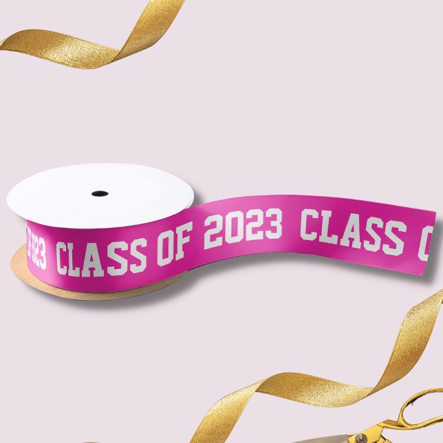Class of 20XX Graduation Custom Colour Gift Ribbon Satin Ribbon (Creator Uploaded)