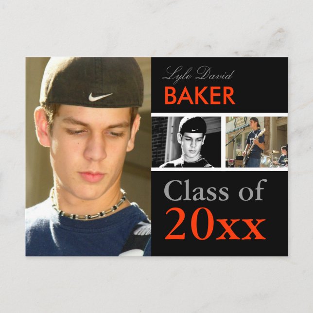 Class of 20xx Graduation Invitation Postcards (Front)