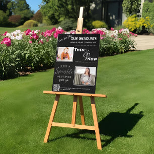 Class of 20XX Keepsake Then and Now Graduation  Poster