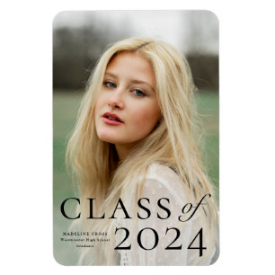 Class of 20XX Photo Graduation Announcement Magnet