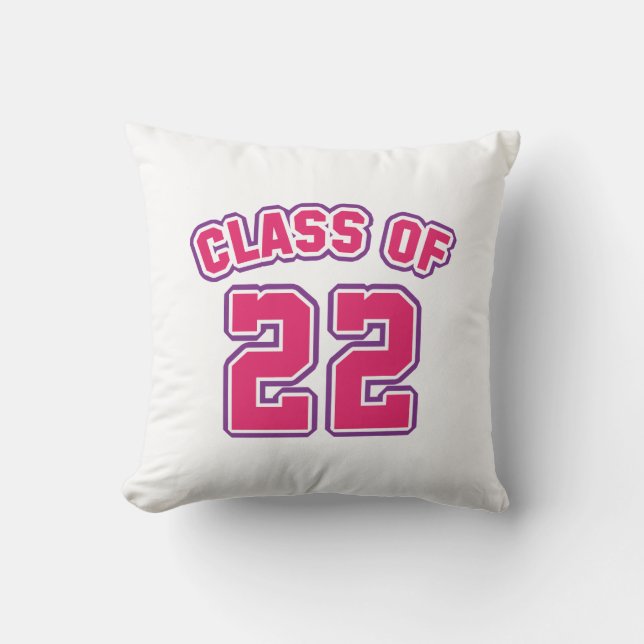 Class Of 22 Throw Pillow (Front)