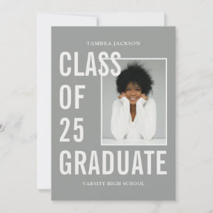 Class Of 25 Photo Graduate Graduation Announcement