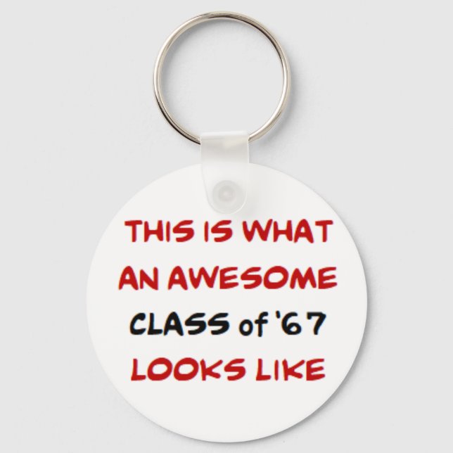 class of '67, awesome keychain (Front)