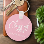 Class of ADD YOUR YEAR Graduation Party Keychain<br><div class="desc">Add any year to this whimsical design. This can be used for any graduate or reunion - high school,  college,  grad school,  nursing,  med school or even trade school.</div>