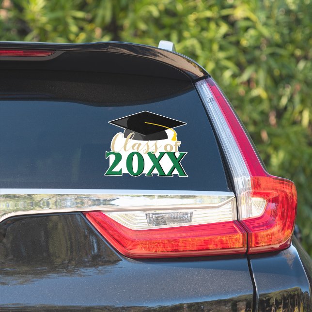 Class of ANY COLOR COMBO Graduation Year Graduate  (Car Side)