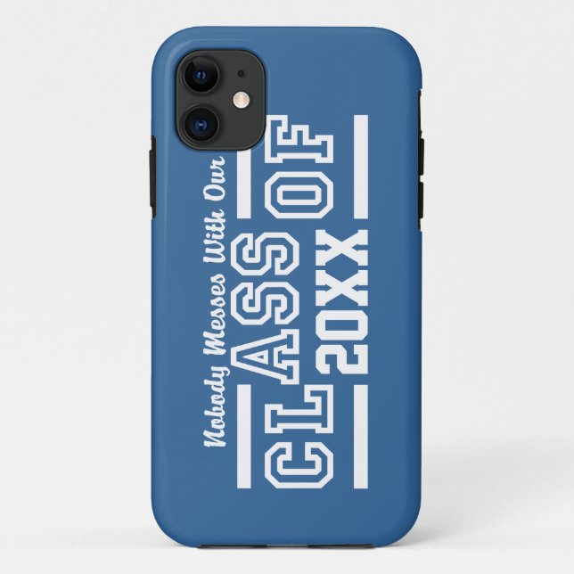 Class of ANY Year custom iPhone case (Back)